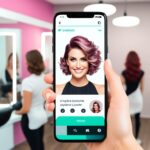 Aplicativo para simular corte de cabelo