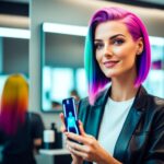 Aplicativo para simular cor de cabelo
